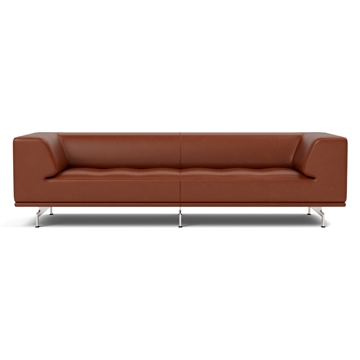 Fredericia Furniture Delphi Sofa 4511 - Cera 905 Russet Brown